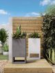 Moe's Home Collection Bristol Dark Grey Concrete Outdoor Planter-5
