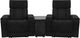 Parker House® Phoenix 2-Piece Cabot Ebony Power Reclining Theater Seating with Wedge P3-0