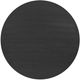 Elements International Portland Black Round Dining Table-1