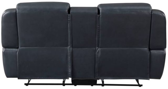 Homelegance® Littleton Blue Double Glider Reclining Loveseat-3