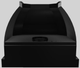 Vent-A-Hood® Designer Series 36" Black Wall Mounted Range Hood-4