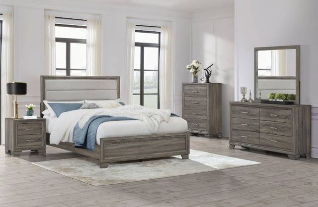 Coaster® Wright Brown Oak Mirror-3