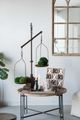 A & B Home Green Terracotta Candle Holder with Disc Design -3
