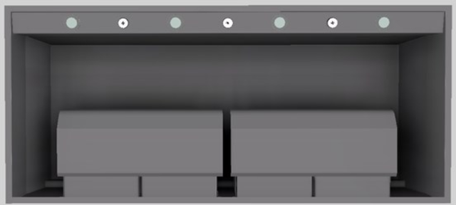 Vent-A-Hood® Designer Series 54" Gunsmoke Wall Mounted Range Hood-3
