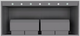 Vent-A-Hood® Designer Series 54" Gunsmoke Wall Mounted Range Hood-3