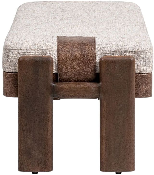 Classic Home Kava Cocoa Latte Accent Bench-4