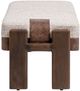 Classic Home Kava Cocoa Latte Accent Bench-4