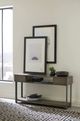 Hammary® Stella Umber Sofa Console with Gray Frame-1
