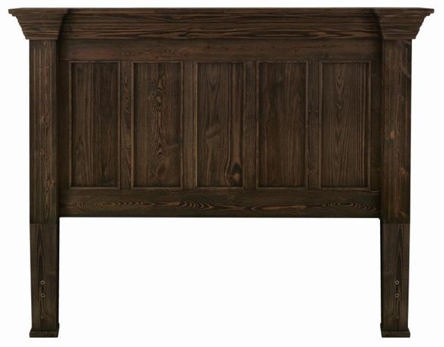 International Furniture Direct Desire Deep Brown Queen Panel Bed-2