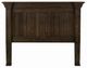 International Furniture Direct Desire Deep Brown Queen Panel Bed-2