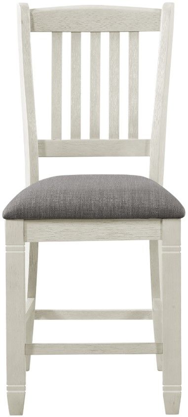 Homelegance® Granby Antique White/Gray Counter Chair-2