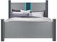 Global Furniture USA Logan 5-Piece Siver King Bedroom Set-2