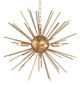 A & B Home Modern Chic Gold Star Chandelier-1