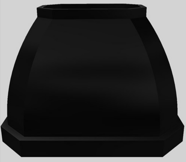 Vent-A-Hood® Designer Series 42" Black Island Range Hood