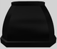 Vent-A-Hood® Designer Series 42" Black Island Range Hood-0