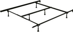 Beaudoin Black Traditional Queen Bed Frame