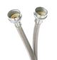 GE® 6' Stainless Steel Washing Machine Universal Hoses with 90° Elbow – 2 Hose Package-1