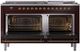 Ilve® Nostalgie II Series 60" Burgundy Pro Style Dual Fuel Range-1