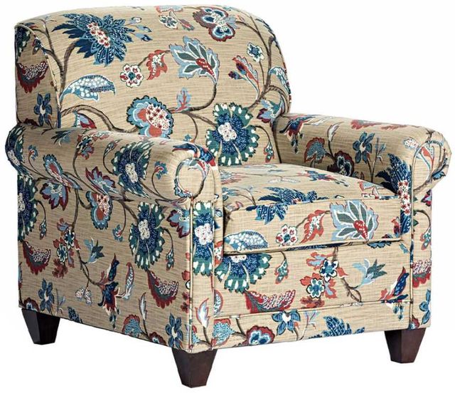 Marshfield Furniture Robert Beige/Blue/Green Accent Chair-0