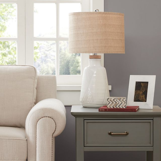 Olliix by Hampton Hill Ivory Tate Table Lamp-4