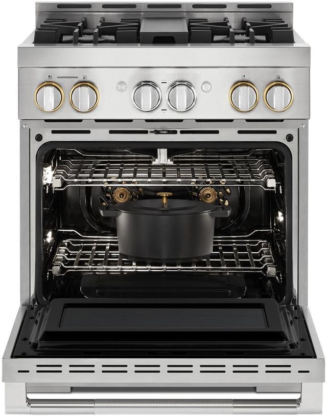 JennAir® RISE™ 30" Stainless Pro Style In Natural Gas Range-2