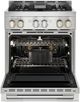 JennAir® RISE™ 30" Stainless Pro Style In Natural Gas Range-2