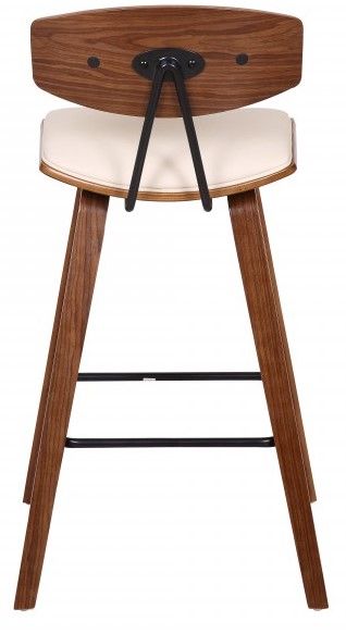 Armen Living Fox Cream 28.5" Bar Stool-2