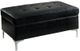 Homelegance® Barrington Black Ottoman-0