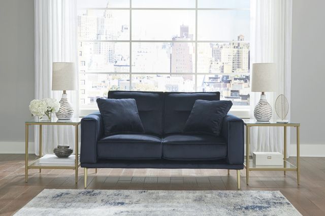 Signature Design by Ashley® Macleary Navy Loveseat-4