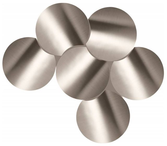 Meridian Furniture Dimple 6-Piece Silver Modular Nesting Coffee Table Set-3