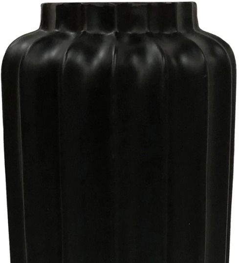 Harp & Finial® Bari Matte Black Large Floor Vase-1