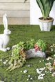 A & B Home 3-Strand Stem Light Green Bead Grass-3