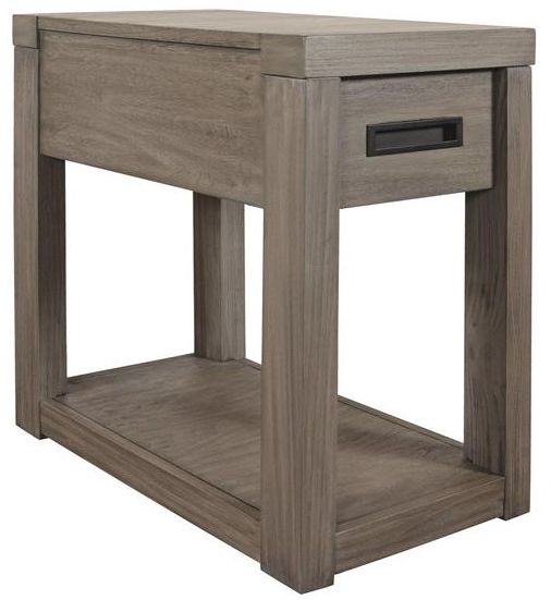 Riverside Furniture Riata Gray Wash Chairside Table-0