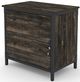 Sauder® Steel River® Carbon Oak® File Cabinet-0