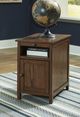 American Wholesale Furniture Claypool Brown Chairside Table-2