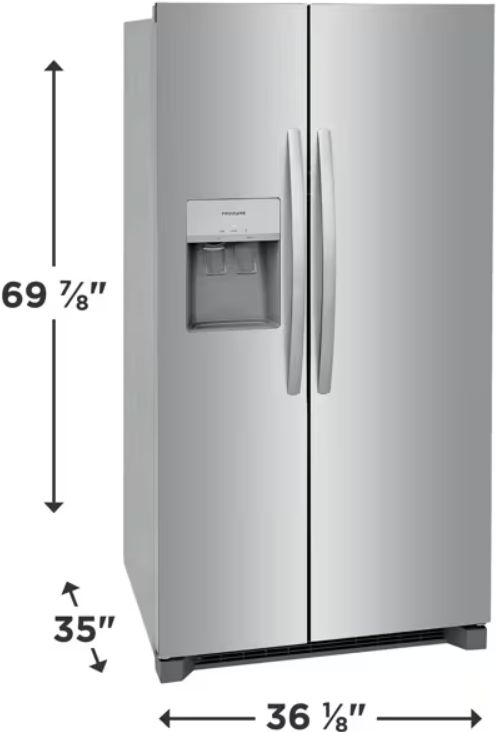 Frigidaire® 36" 25.6 Cu. Ft. Stainless Steel Side-by-Side Refrigerator-2