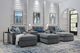 Drew & Jonathan Home ModularOne New Horizon 6-Piece Gray Modular Chaise Sectional-1
