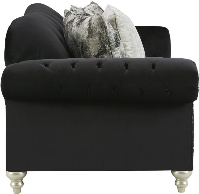 Signature Design by Ashley® Harriotte Black Loveseat-3