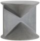 Bernhardt Sintra Bernhardt Exteriors Iron Gray Concrete Outdoor Side Table-0