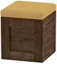 Crate Designs™ Furniture Brindle Upholstered Storage Cube-0
