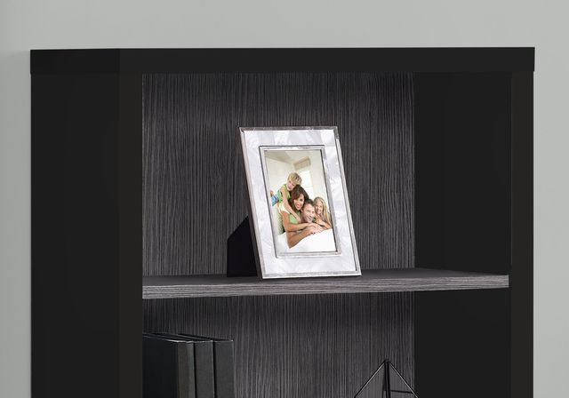 Monarch Specialties Inc. Black-Grey Wood 48" Bookcase-1