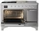 Ilve® Majestic III 48" Stainless Steel Pro Style Dual Fuel Natural Gas Range with Solid Door and Chrome Trim-3