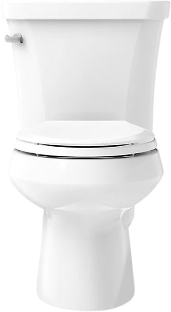 KOHLER® Wellworth® White 2-Piece Elongated Toilet, 1.28 Gpf-1