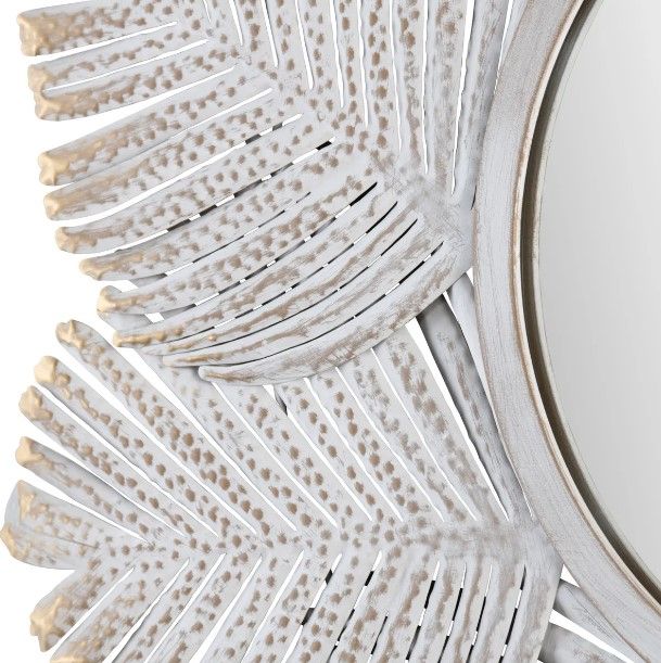 Crestview Collection Miramar White Mirror-3