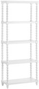 Crestview Alden White 5-Shelf Etagere-0