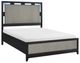 Homelegance® Garrison Charcoal/Gray Queen Panel Bed-0