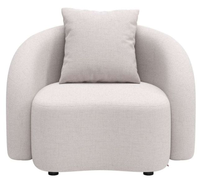 Zuo® Modern Sunny Isles Beige Fabric Outdoor Accent Chair-1