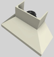Vent-A-Hood® 54" Biscuit Euro-Style Wall Mounted Range Hood-5