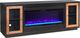 aspenhome® Chelsea Black 82" Fireplace Console-3