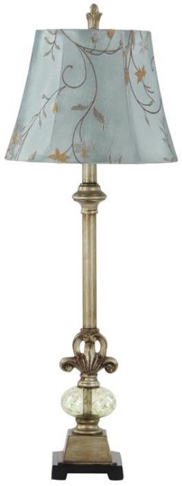 Deco Marche Brass Polystone Buffet Lamp-1